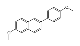 2-methoxy-6-(4-methoxyphenyl)naphthalene结构式