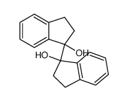 trans-α,α'-biindanyl-α,α'-diol Structure