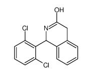 1-(2,6-dichlorophenyl)-2,4-dihydro-1H-isoquinolin-3-one结构式