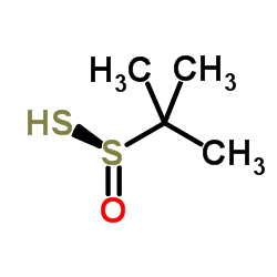 (S)-(-)-叔丁基亚磺酸硫代叔丁酯结构式