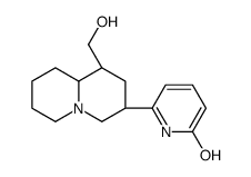 6-[(1S,3R,9aR)-1-(hydroxymethyl)-2,3,4,6,7,8,9,9a-octahydro-1H-quinolizin-3-yl]-1H-pyridin-2-one Structure