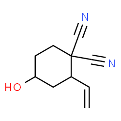 1,1-Cyclohexanedicarbonitrile,2-ethenyl-4-hydroxy-(9CI) picture