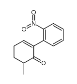 6-methyl-2-(2-nitrophenyl)-2-cyclohexen-1-one结构式