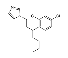 1-[3-(2,4-dichlorophenyl)heptyl]imidazole结构式