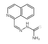 Hydrazinecarbothioamide, 2-(1-isoquinolinylmethylene)-, (Z)- structure