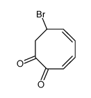 7-bromocycloocta-3,5-diene-1,2-dione Structure