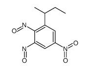 1-butan-2-yl-5-nitro-2,3-dinitrosobenzene Structure