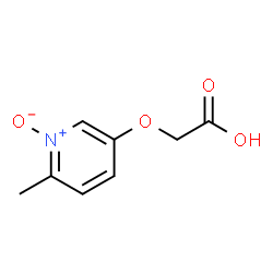 Acetic acid, [(6-methyl-1-oxido-3-pyridinyl)oxy]- (9CI) structure