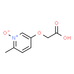 Acetic acid, [(6-methyl-1-oxido-3-pyridinyl)oxy]- (9CI)结构式