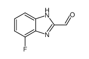7-氟-1H-苯并[d]咪唑-2-甲醛结构式
