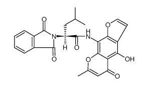 N-(PHT=Leu)-desmethyl-visnagin Structure