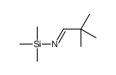 N-(Trimethylsilyl)-2,2-dimethylpropane-1-imine structure