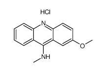 (2-methoxy-acridin-9-yl)-methyl-amine, hydrochloride Structure