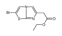 ethyl 2-(2-bromoimidazo[2,1-b][1,3]thiazol-6-yl)acetate Structure