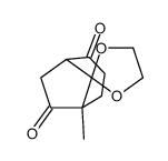 5'-methylspiro[1,3-dioxolane-2,8'-bicyclo[3.2.1]octane]-2',6'-dione Structure