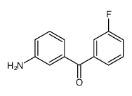 (3-aminophenyl)-(3-fluorophenyl)methanone Structure