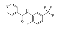 N-[2-fluoro-5-(trifluoromethyl)phenyl]pyridine-4-carboxamide Structure
