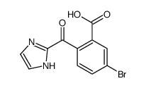 5-bromo-2-(1H-imidazole-2-carbonyl)benzoic acid Structure