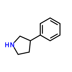 3-Phenylpyrrolidine Structure