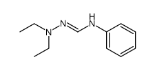 N,N-diethyl-N'-phenyl-formamidrazone Structure