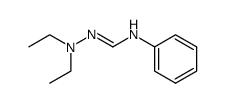 N,N-diethyl-N'-phenyl-formamidrazone结构式