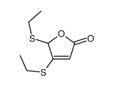 2,3-bis(ethylsulfanyl)-2H-furan-5-one Structure