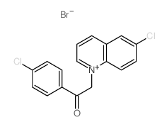 1-(4-chlorophenyl)-2-(6-chloroquinolin-1-yl)ethanone结构式