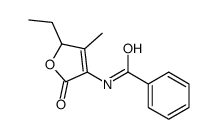 N-(2-ethyl-3-methyl-5-oxo-2H-furan-4-yl)benzamide Structure