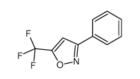 3-phenyl-5-(trifluoromethyl)-1,2-oxazole结构式