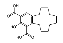 2-hydroxy-5,6,7,8,9,10,11,12,13,14-decahydro-benzocyclododecene-1,3-dicarboxylic acid Structure
