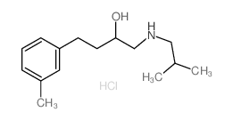 Benzenepropanol,3-methyl-a-[[(2-methylpropyl)amino]methyl]-, hydrochloride (1:1)结构式