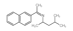 2-Pentanamine,4-methyl-N-[1-(2-naphthalenyl)ethylidene]-结构式