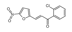 (Z)-1-(2-chlorophenyl)-3-(5-nitrofuran-2-yl)prop-2-en-1-one结构式