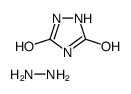 1,2,4-triazolidine-3,5-dione, compound with hydrazine (1:1) structure