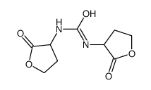 1,3-bis(2-oxooxolan-3-yl)urea结构式