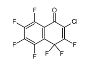 1-keto-2-chloroheptafluoro-1,4-dihydronaphthalene结构式