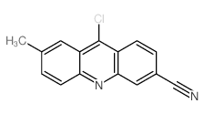 3-Acridinecarbonitrile,9-chloro-7-methyl-结构式