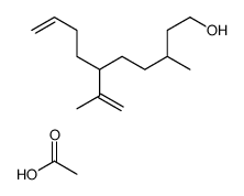 3-Methyl-6-isopropenyl-9-decen-1-ol acetate Structure