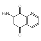 5,8-Quinolinedione,7-amino-结构式