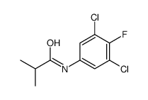 N-(3,5-dichloro-4-fluorophenyl)-2-methylpropanamide结构式
