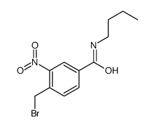 4-(bromomethyl)-N-butyl-3-nitrobenzamide Structure