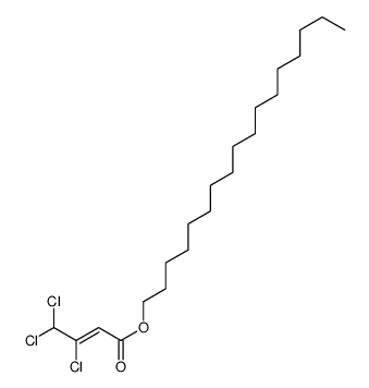 heptadecyl 3,4,4-trichlorobut-2-enoate Structure