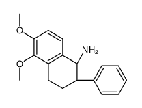 (1S,2R)-5,6-dimethoxy-2-phenyl-1,2,3,4-tetrahydronaphthalen-1-amine Structure