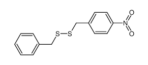 Benzyl-p-nitro-benzyl-disulfid结构式