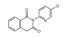2-(5-chloro-pyridin-2-yl)-4H-isoquinoline-1,3-dione structure