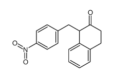 1-[(4-nitrophenyl)methyl]-3,4-dihydro-1H-naphthalen-2-one Structure