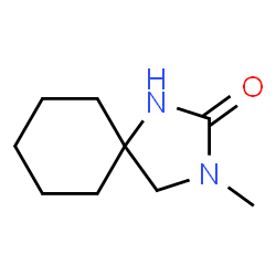 1,3-Diazaspiro[4.5]decan-2-one,3-methyl-(5CI) Structure