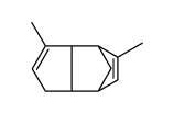 Tricyclo[5.2.1.0(2.6)]deca-3,8-diene, 3,9-dimethyl结构式