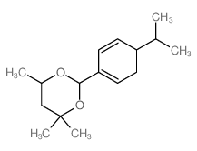 4,4,6-Trimethyl-2-(4-(1-methylethyl)phenyl)-1,3-dioxane Structure