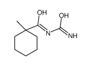 N-Carbamoyl-1-methyl-1-cyclohexanecarboxamide结构式